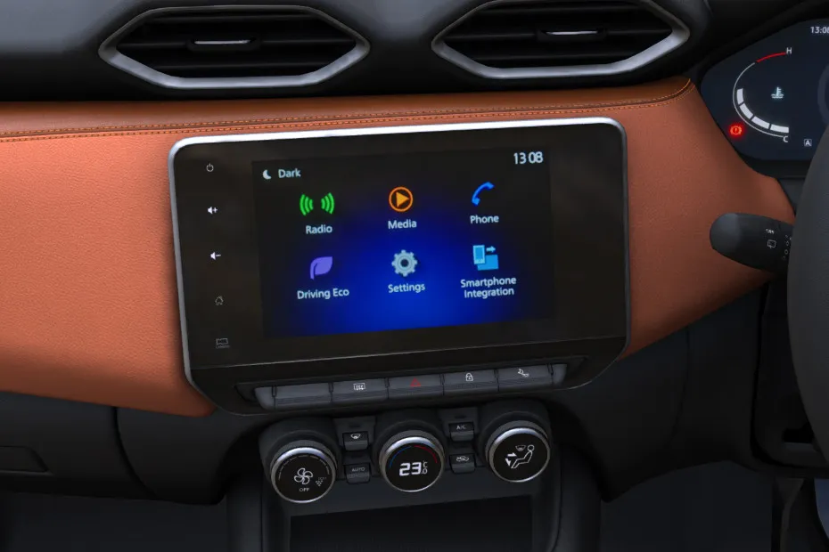 Nissan Magnite Infotainment System Main Menu
