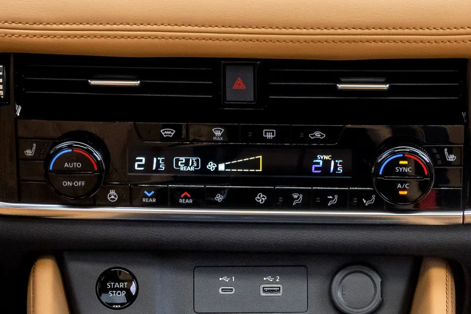 Nissan X-Trail AC Controls
