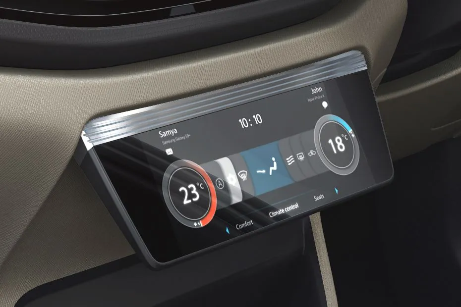 Tata Altroz EV AC Controls Image