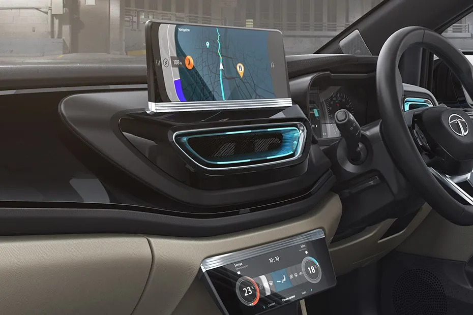 Tata Altroz EV Center Console Image