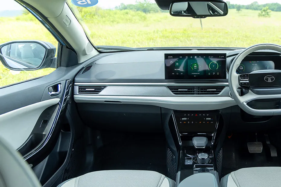 Tata Curvv EV Dashboard: Passenger's View