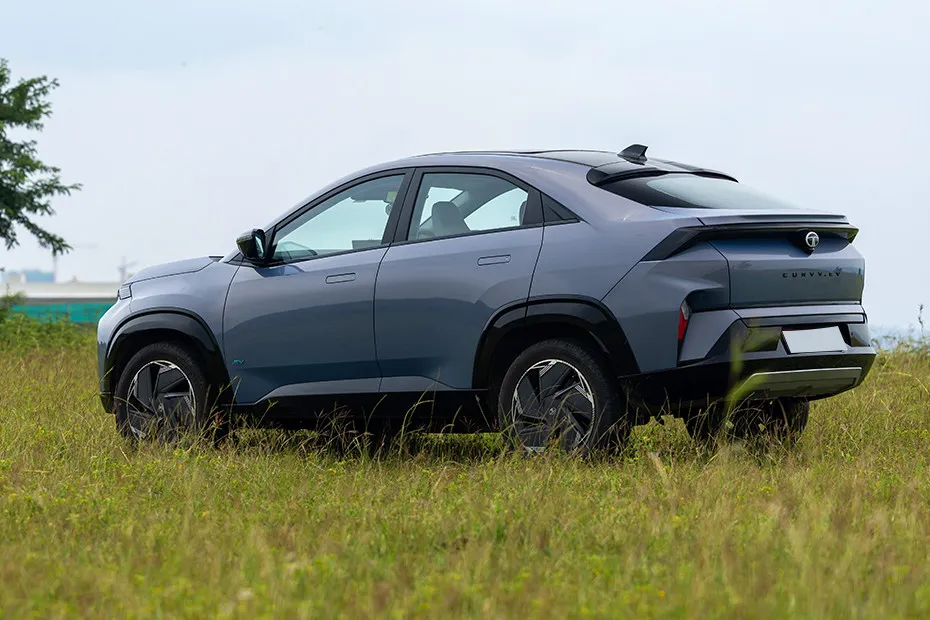 Tata Curvv EV Rear Left Three Quarter View