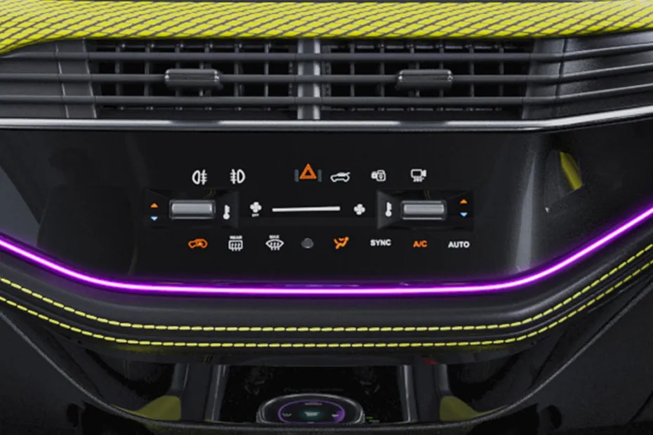 Tata Harrier AC Controls