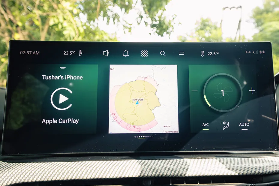 Tata Harrier EV Apple CarPlay