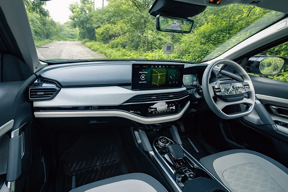 Tata Harrier EV Dashboard: Passenger's View