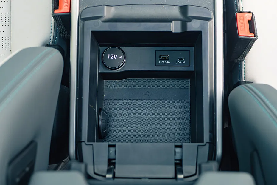 Tata Harrier EV Front Armrest Storage