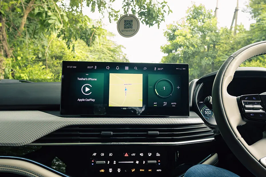 Tata Harrier EV Infotainment System