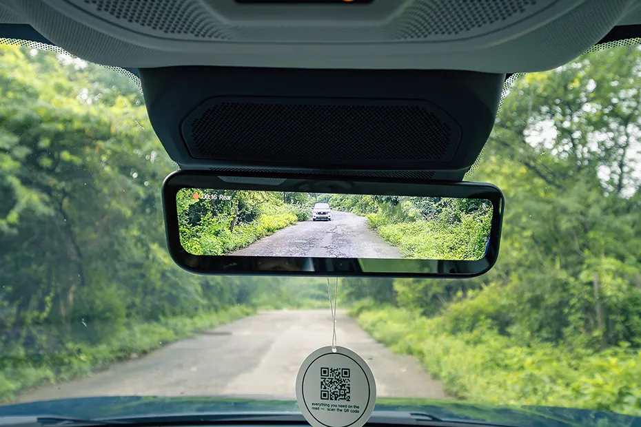 Tata Harrier EV Inside Rear View Mirror