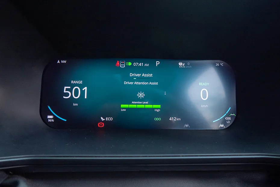 Tata Harrier EV Instrument Cluster