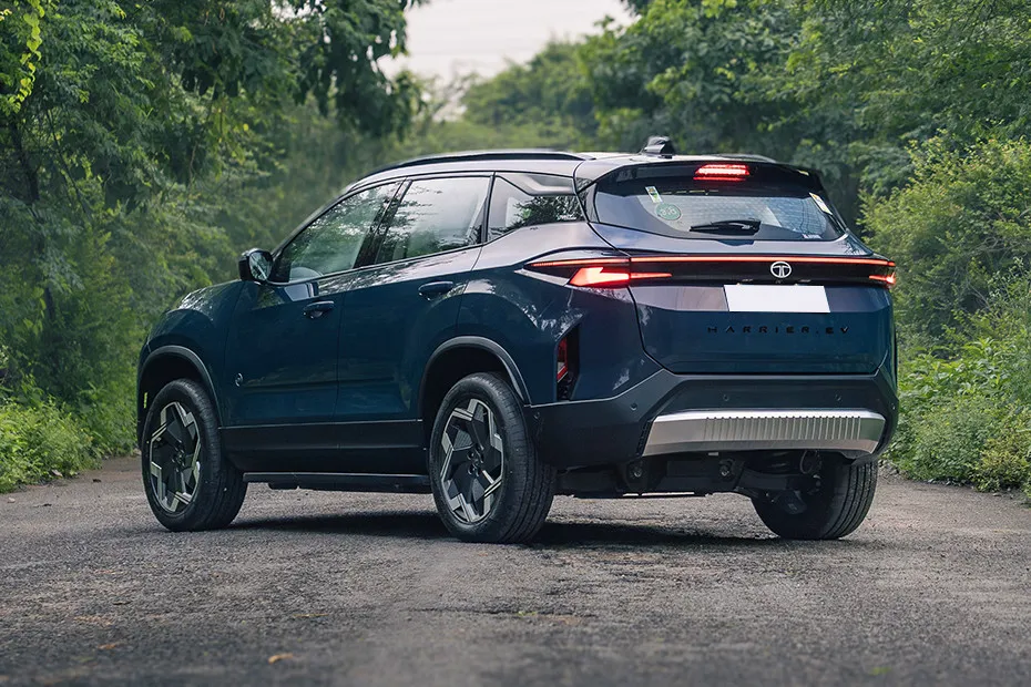 Tata Harrier EV Rear Left Three Quarter View