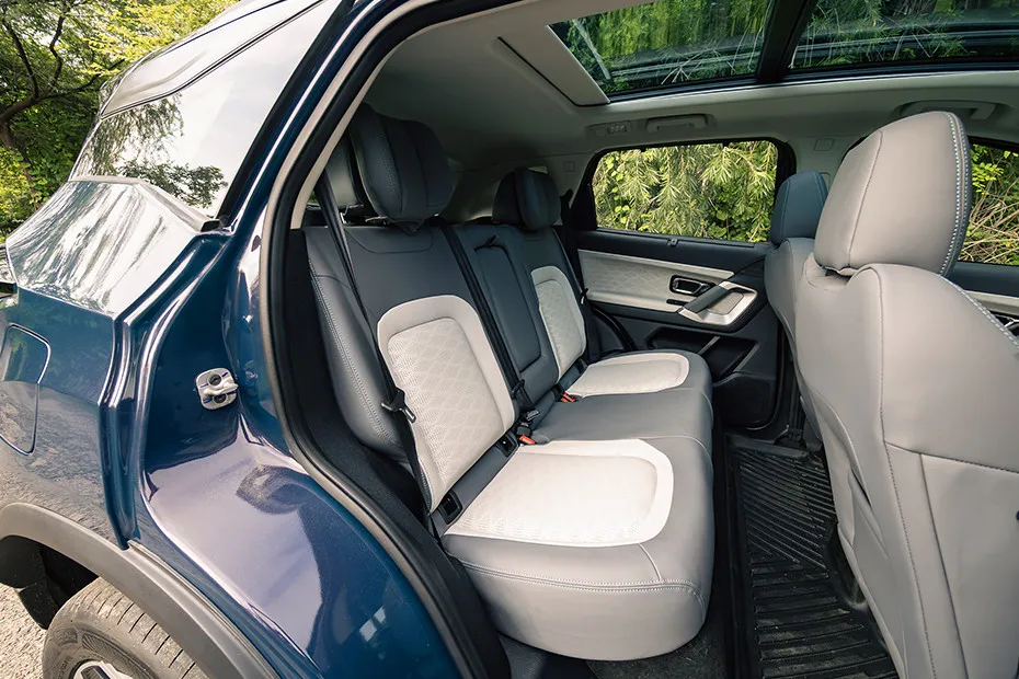 Tata Harrier EV Rear Seats