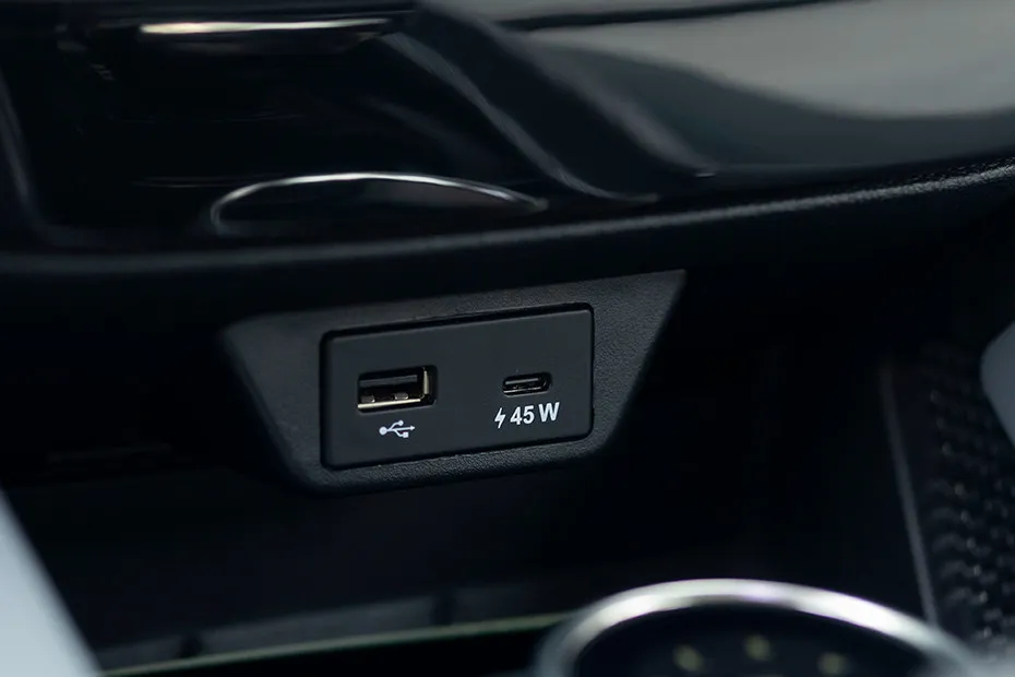 Tata Harrier EV USB Charging Port (Front)