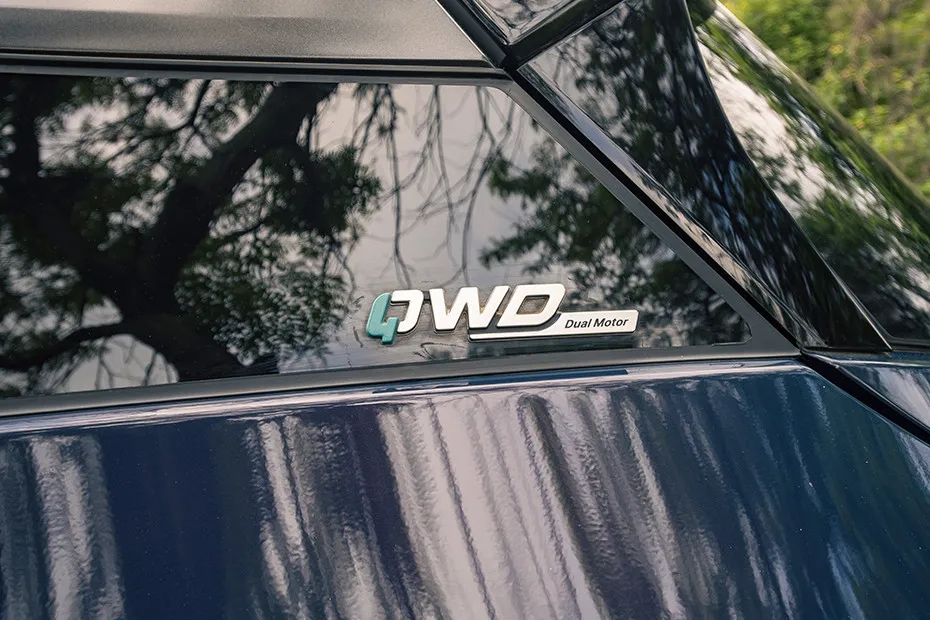 Tata Harrier EV Variant Badge