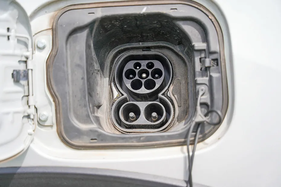 Tata Nexon EV Charging Flap (Open)