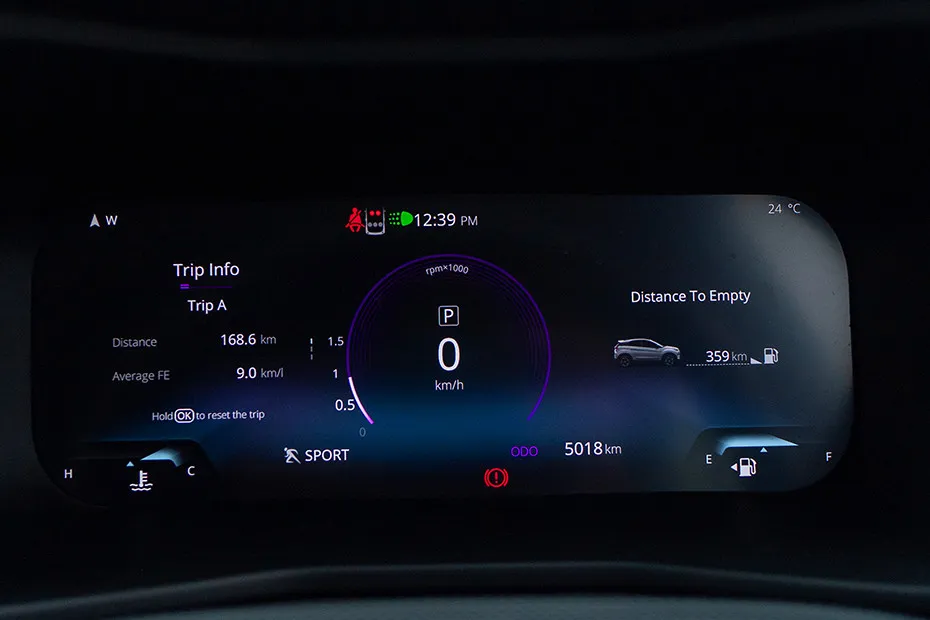 Tata Nexon Instrument Cluster