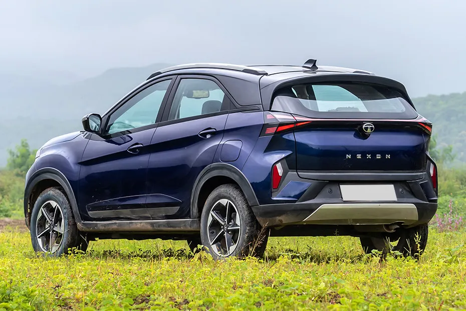 Tata Nexon Rear Left Three Quarter View