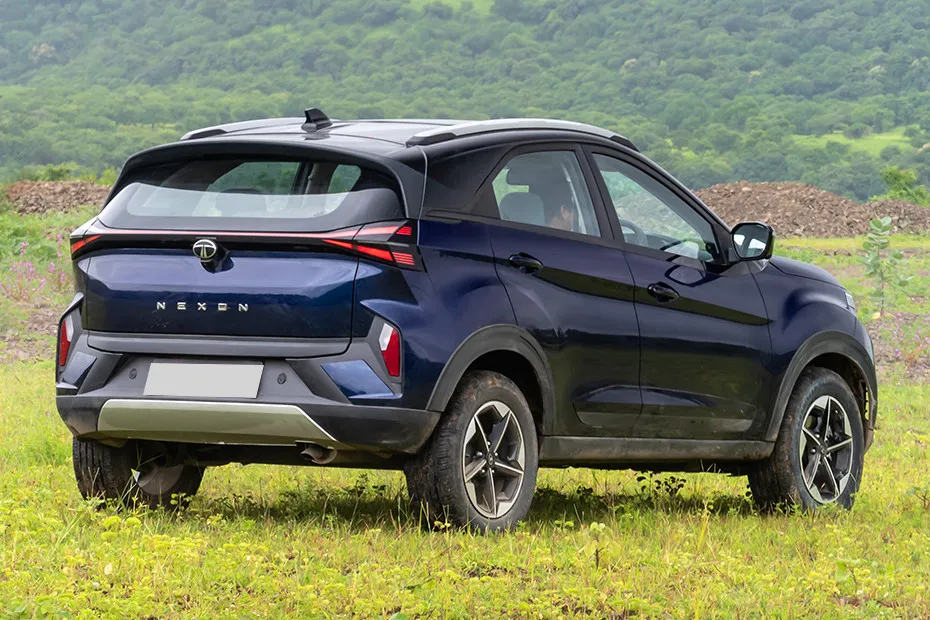 Tata Nexon Rear Right Three Quarter View