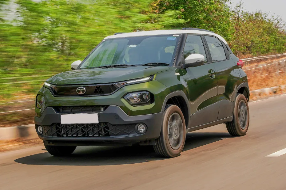 Tata Punch Driving: Front View