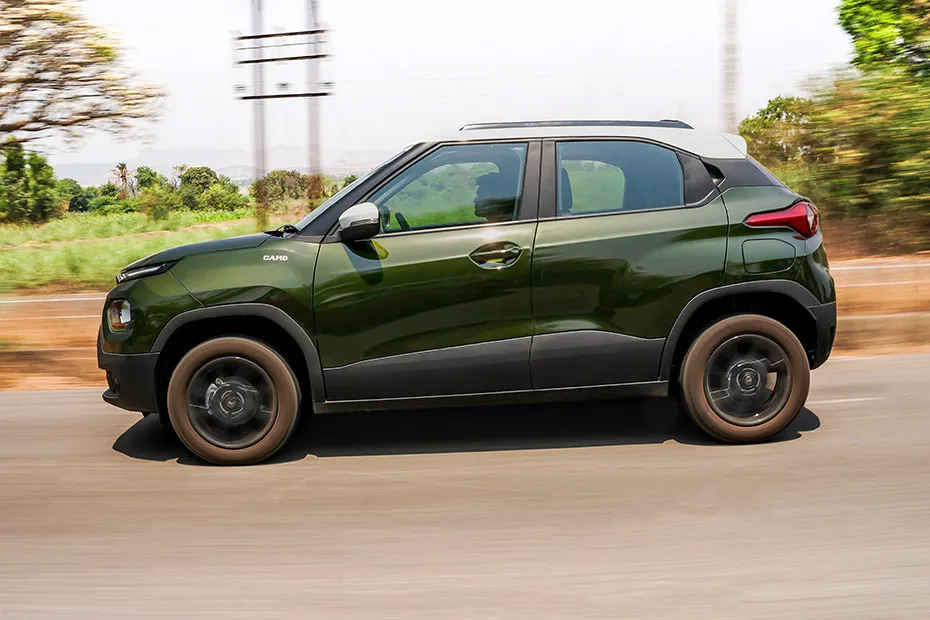 Tata Punch Driving: Side Profile (Left) View