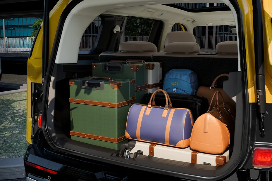 Tata Sierra Boot Space (With Luggage)