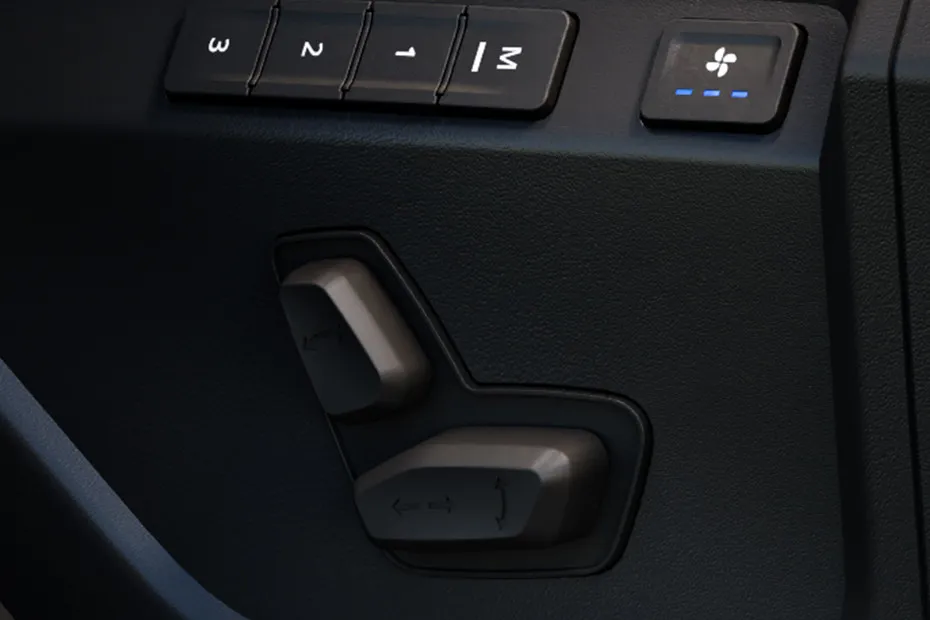 Tata Sierra Seat Adjustment Controls