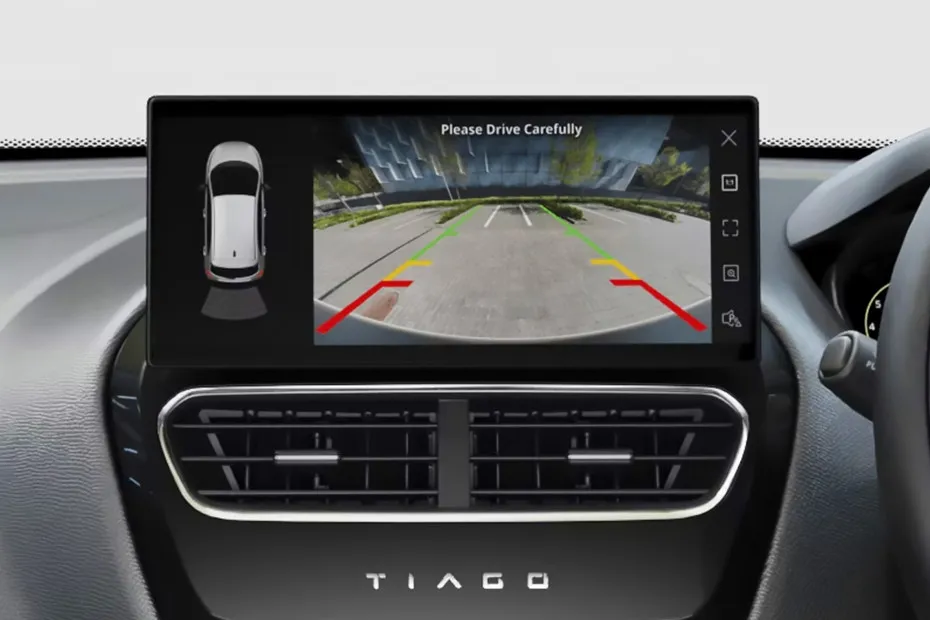 Tata Tiago Parking Camera Display