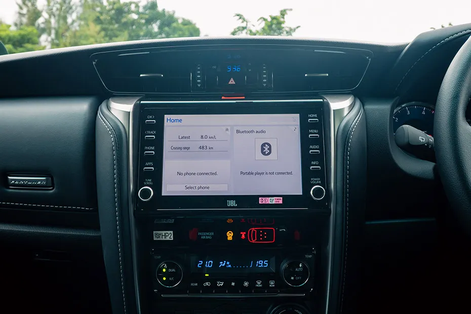 Toyota Fortuner Infotainment System