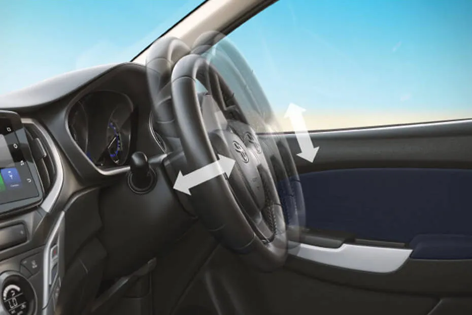 Toyota Glanza Tilt and Telescopic Steering WheelÂ