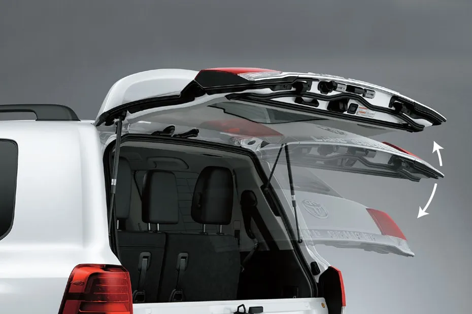 Toyota Land Cruiser Open Trunk