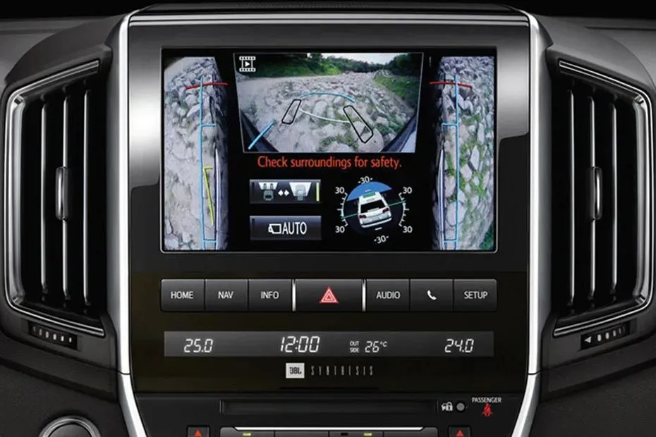 Toyota Land Cruiser Parking Camera Display