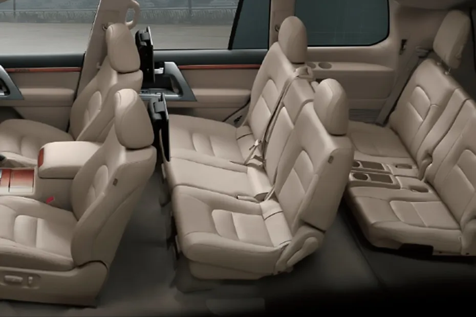 Toyota Land Cruiser Seats (Aerial View)