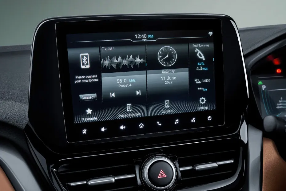 Toyota Urban Cruiser Hyryder Infotainment System Main Menu