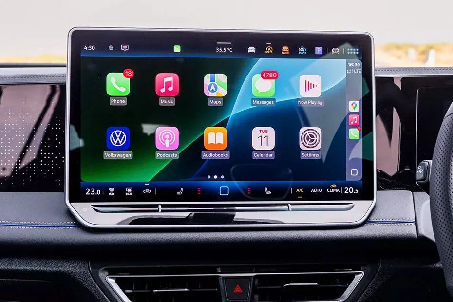 Volkswagen Tiguan 2025 Infotainment System Main Menu