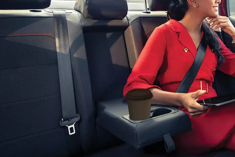Volkswagen Virtus Rear Arm Rest Close View