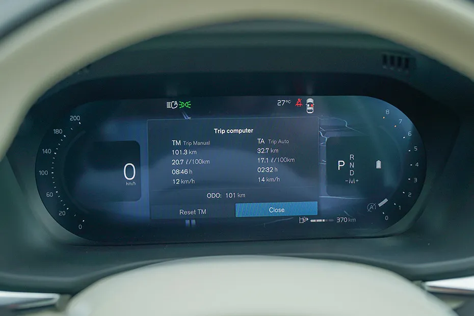 Volvo XC60 Trip Meter