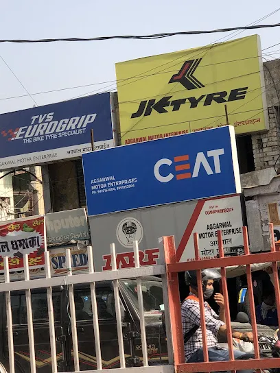 Aggarwal motor enterprises Raj tyres , Tyre shop deals in MRF, Apollo, Bridgestone, CEAT, Goodyear, JK, Michelin, BKT