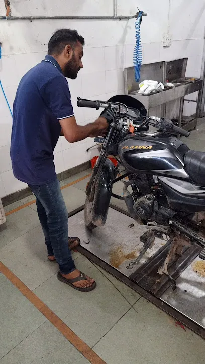 Bajaj service station