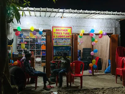 Brother tyres lubricant and bike garage