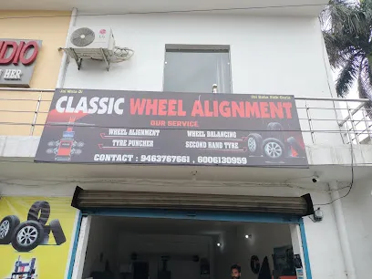 Classic wheel alignment and tyre