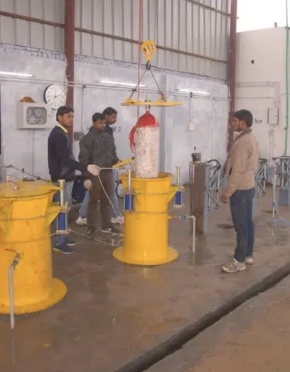 CNG cylinder testing (TPS gas energy system)