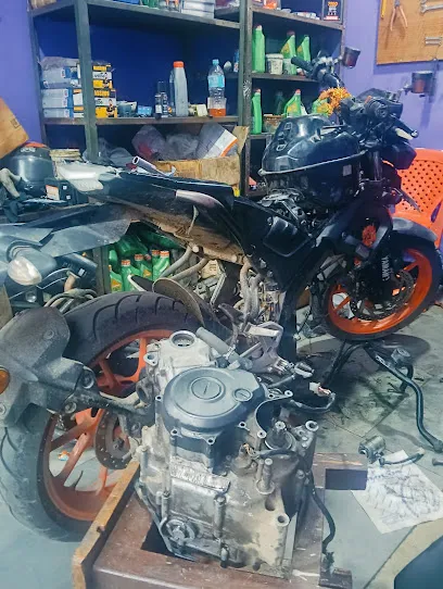 Devjhiri bike workshop and washing centre