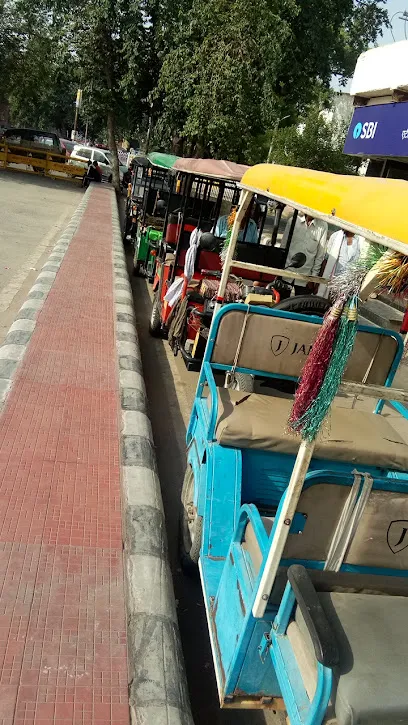 E-riksha stand