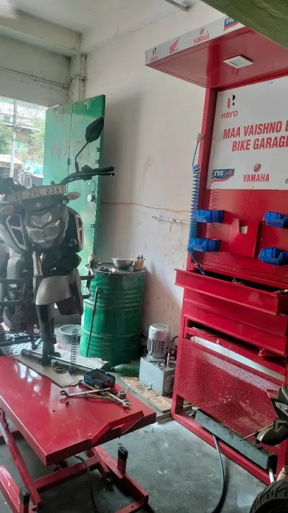 Goddess Vaishno Devi Motorbike Garage