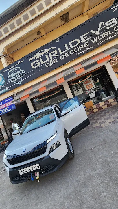 Gurudev's car decors world