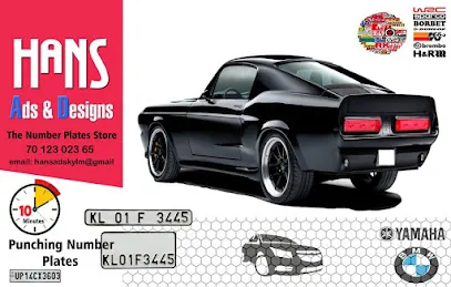 hanz number plates store