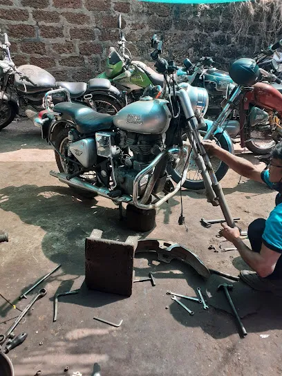 Laxmi Works, Hanumant's royal enfield Garage Mapusa Goa Workshop