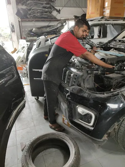 luxury car work shop