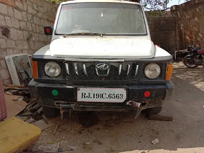 माजीसा बॉडी वर्कशॉप मोटर गैरेज चौहटन चौराहा