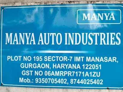MANYA AUTO INDUSTRIES