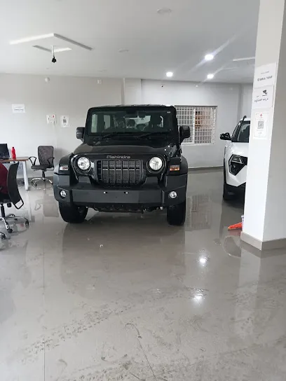 Motor line Mahindra car showroom Mahabubabad